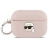 Karl Lagerfeld Monogram Karl Head – Ekskluzywne Etui do Apple AirPods Pro – Pink